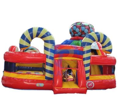 China Certificate EN71/CE Inflatable Castle Slide Combo Jumping Bouncy Castle with Slide for sale