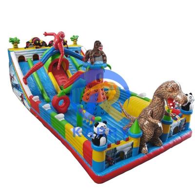 China Commercial PVC Inflatable Amusement Playground Bouncy Bouncer Air Bounce for Unisex for sale