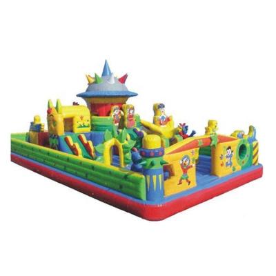 China EN71/CE Certified Large Inflatable Fun City for Parks Design and CE Blower Repair Kit for sale