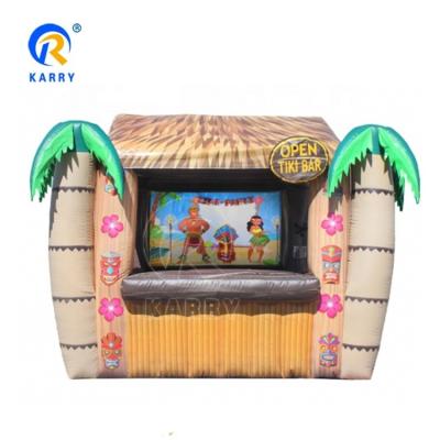 China Unisex Inflatable Bar Toy Large TIKI Bar Bouncy Castle for Kids to Jump and Play Games for sale