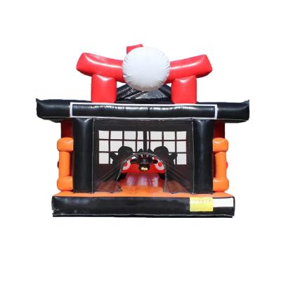 China Popular Amusement Park Inflatable Castle Karate Ninja Warrior Bouncer Jumping Castle for sale