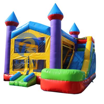 China Popular Inflatable Bounce House with Slide and Water Slide Features PORTABLE OEM. ODM for sale