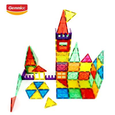 China Intellectual Development Magnetic Building Toys Gemmicc Abs Material Educational Steam Stem Magnetic Kids Toys for sale