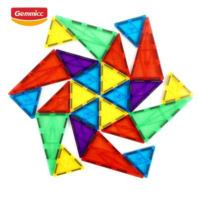 China Intellectual Development Magnetic Building Toys Gemmicc 2023 Alibaba Sgs Verified New Gold Magnetic Tiles Supplier for sale