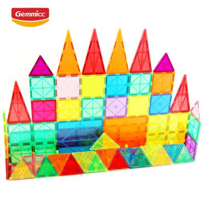 China Hot Selling Gemmicc 69 PCS Magnetic Building Stable of Intellectual Development Toys and Tiles Playable Magnetic Building Set for sale