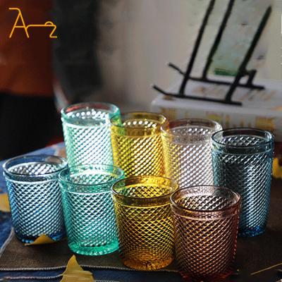 China Sustainable Good Quality factory Wholesale price Colorful 240ml Green Creative Wine Glasses Drinking Water Cup For Party Wedding for sale