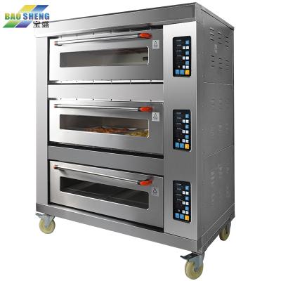 China Traditional Professional Microcomputer Control Restaurant Hotel Electric Platform Oven For Baking for sale