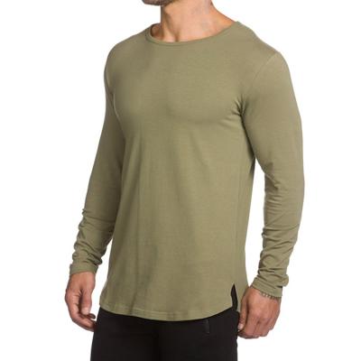 China Anti-pilling latest design men fitness workout yoga use long sleeves for active sports wear wholesale for sale