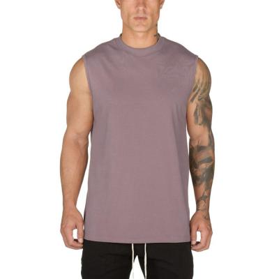 China High Quality Custom Made Mens Anti Shrink Tank Tops Gym Singlets Gym Tank Top for sale