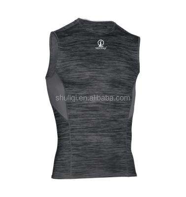 China Anti-pilling Men Refine Mesh Sleeveless Material Armpit Bodybuilding Muscle T-shirts Cool Dry Patchwork Design for sale