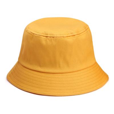 China Matching Bucket Hat Outdoor Travel Packable Fisherman Simple Hats Beach Fishing Bucket Hat European And American Style Family Cotton Unisex for sale