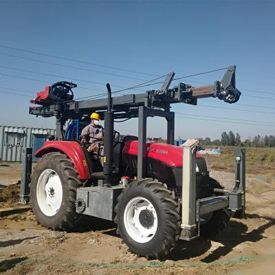 China Home use 300m water well tractor drilling rigs for sale