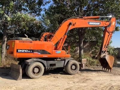 China Doosan Dh210w-7 Used Korea Used Wheel Loader Wheel Excavator 101kW for sale