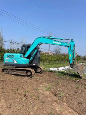 China Gebruikte mini graafmachine KOBELCO SK75-8 Graafmachine Gebruikte motor Kracht 42kW Te koop