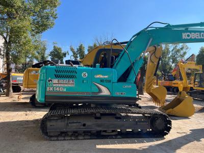 China Tweedehands graafmachine Kobelco Sk140lc 8 Crawler Graafmachine Kraan Gewicht 13,3t Te koop