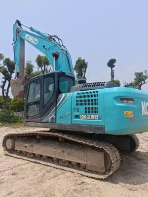 Cina Scavatori di seconda mano Kobelco Sk260lc 8 9 10 11 Giappone Usato Excavator Motore Potenza 138kW in vendita