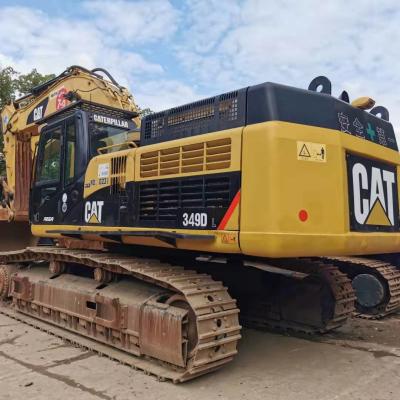 China Caterpillar 349D Used Crawler Excavator Dredging depth 4.18 m for sale