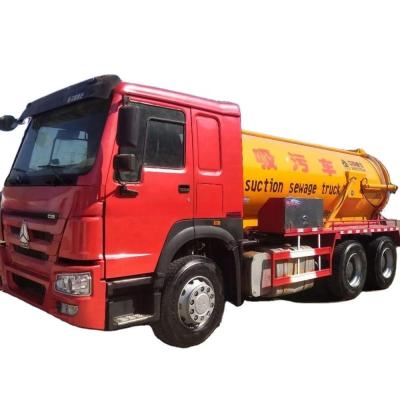 China Used Howo 336 Sewage Suction/Vacuum Truck Your Solution for Industrial Cleaning for sale