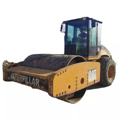 China 18 Ton Used Caterpillar CS683E Vibratory Smooth Drum Road Roller Excellent Condition for sale