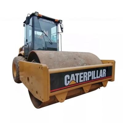 China In goede staat CAT CS-583D Vibratory Single Drum Road Roller met originele onderdelen Te koop