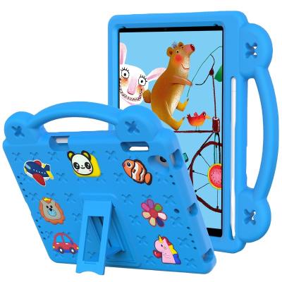 China Fanshion Simple Kids Handheld Shockproof Cartoon EVA Foam Stand Cover Case for ipad air air2 pro9.7 ipad 9.7 tablet new for sale