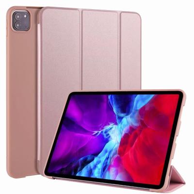 China New Arrival Full PU Soft Hybrid Protective Magnetic Attraction Flip Back Case Tablet Cover TPU For iPad pro11 2020/21 for sale