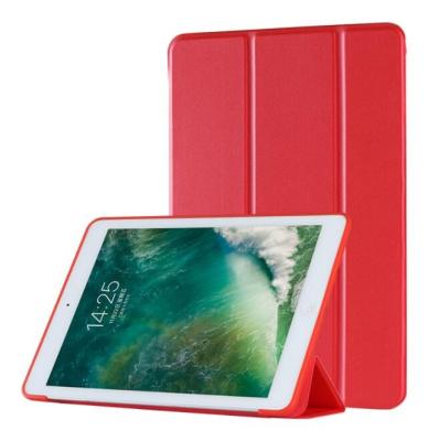 China Magnetic PU Tablet Cover Shockproof Auto Wake Wake Tablet Case Silicone Holder Cover for iPad 9 Air2 Air1 newipad9.7 for sale