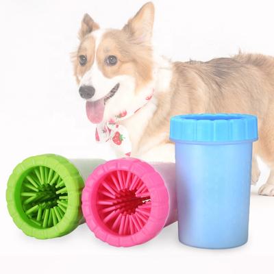 China New Innovation Viable Workout Equipment Portable Wash Dog Paw Cleaner Pet Cup Feet Tools for sale