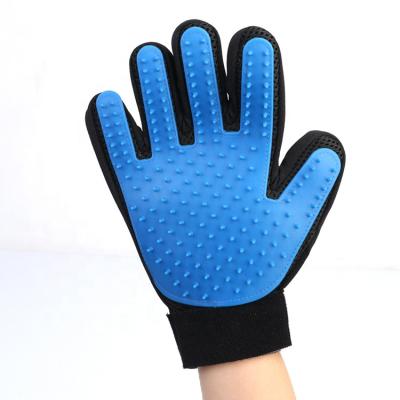 China Wholesale Comfortable Viable Cleaning Tools Bathing Massage Dogs Cats Fur Removal Pet Hair Grooming Glove for sale