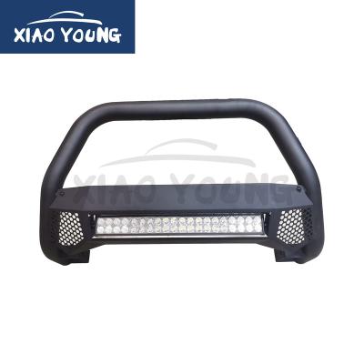 China Factory-direct Bull Bar Front Grille Guard With LED Light For Hilux Vigo Revo Rocco NP300 for sale