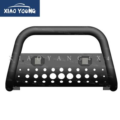 China Factory-direct Bull Bar Front Grille Guard With LED Light For Pickup Trucks for sale