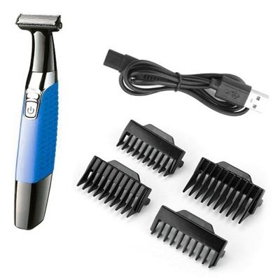 China USB Outdoor Electric Professional Waterproof Body Manscaping Groin Hair Trimmer For Sensitive Area for sale