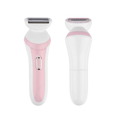 China Beauty Product Hair Removal Fashion Lady Shaver Stainless Steel Precision One Cutting Blade Body Hair Razor Trimmer for sale