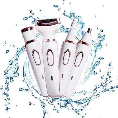 China Outdoor Wholesale Female Rechargeable Lady Hair Removal Epilator Shaver For Women Bikini Electric Trimmer Professional Shaving Machine for sale