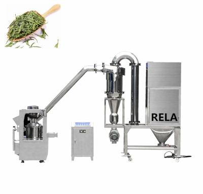 China CE 80-500 Mesh Tea Leaf Powder Grinding Machine SUS304 Easy Industrial Fine Green Custom Dry Tea Leaf Powder High Efficiency Operation Processing Machine for sale