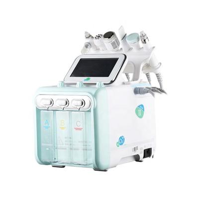 China Exfoliators 6 in 1 Beauty Aqua Clean Water Dermabrasion Skin Rejuvenation Korea Bubble Face Small Exfoliating Machine Hydraulic Facial for sale