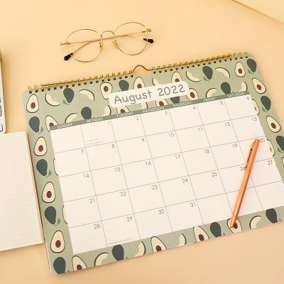 China Wall Calendar 2022 Day Full Month Year Calendar Plan Amazon Wholesale English Wall Calendar Office Desk Weekly Calendar for sale