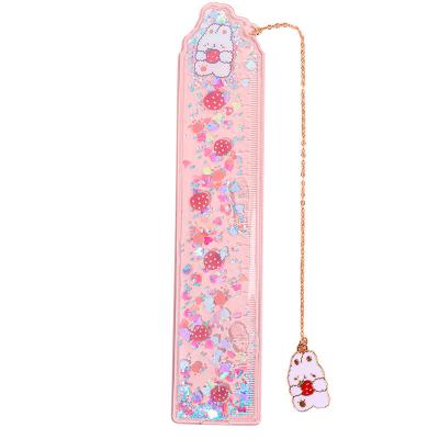 China School Stationery Box Decoration Cartoon In Oil Ruler Benchmark Student Painting Ruler Ins Hanging Scale Measure for sale