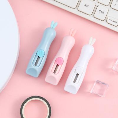 China School Kawaii Rabbit Mini Utility Knife Cutter Cutting Letter Envelope Opener Mail Knife School Office Supplies Service Knife for sale