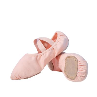 China B01 Canvas Girls Ballet Shoes Unique Soft Canvas Ballet Dance Slippers Kids Practice Ballerina Shoes Woman Dance Shoes B01 for sale