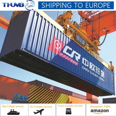 China Global Forwarder China To Europe Germany Italy France Fast And Cheap DDP Spain Rail Way No Loss DDP for sale