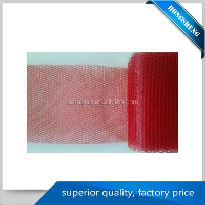 China New Design Fruit Mesh Netting Packing Protective Sleeve Net HS002 for sale