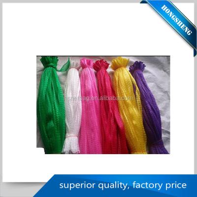 China New Promotion Recyclable PP Mesh Net Fruit Packaging Bags For Vegetables for sale