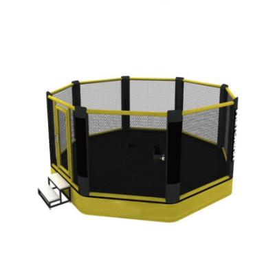 China Hot Sale Muttahida Majlis-e-Amal Soctagon Octagon Cage Trainer Wood Boxing Ring Commercial Gym Equipment Fitness YG-MMA06 for sale