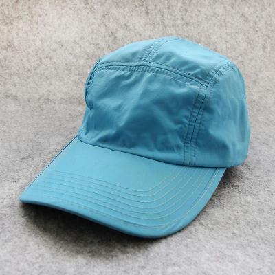 China COMMON Wholesale Custom Blank Long Unstructured Waterproof Bill Washed Plain 5 Panel Baseball Cap for sale