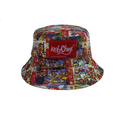 China Korean Wholesale Custom Simple Summer Character High Fashion High Fashion Bucket Hats Outdoor Bucket Hat for sale