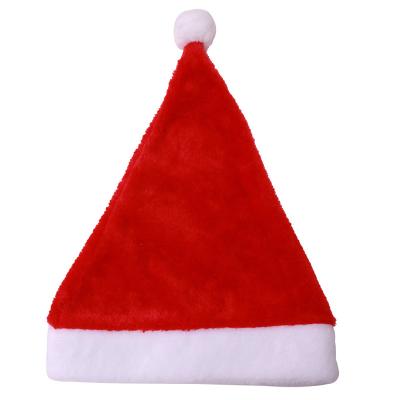 China Wholesales 2021 Wholesales Knitted Beanie Hat Party Decorative Plain Santa Claus Traditional Cute Christmas Hat for sale