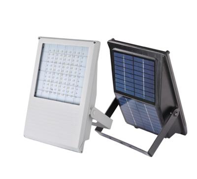 China 84pcs White Black 2835MS LED Aluminum Solar Flood Light for sale