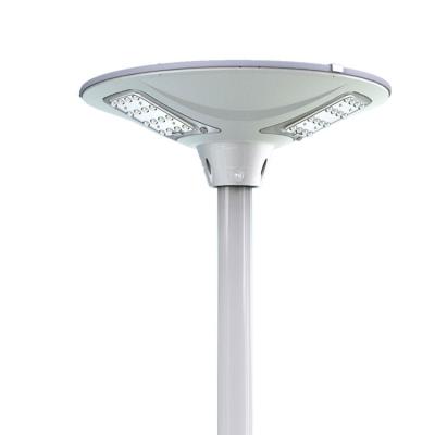 China Aluminum Alloy UFO Design 15W 20W 30W All In One Integrated Solar Street Light With Lithium Battery for sale