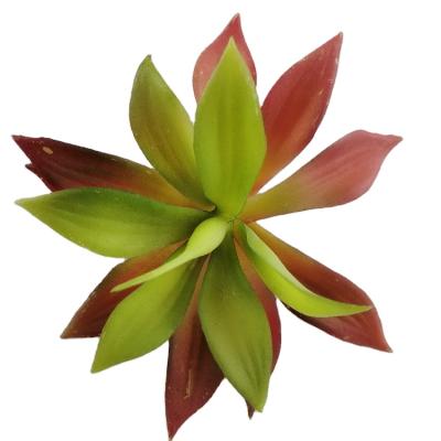 China Beautiful Simulation Real Colorful Wholesale Touch Colorful Realistic Succulent Plants Artificial Soft Plastic Succulents Various for sale